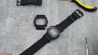 Cách thay dây đồng hồ Casio nhựa G-Shock DW-5600 trong 2 phút - Dongho247.vn