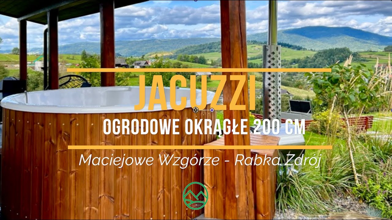 Jacuzzi ogrodowe 200 cm - Maciejowe Wzgórze Rabka Zdrój