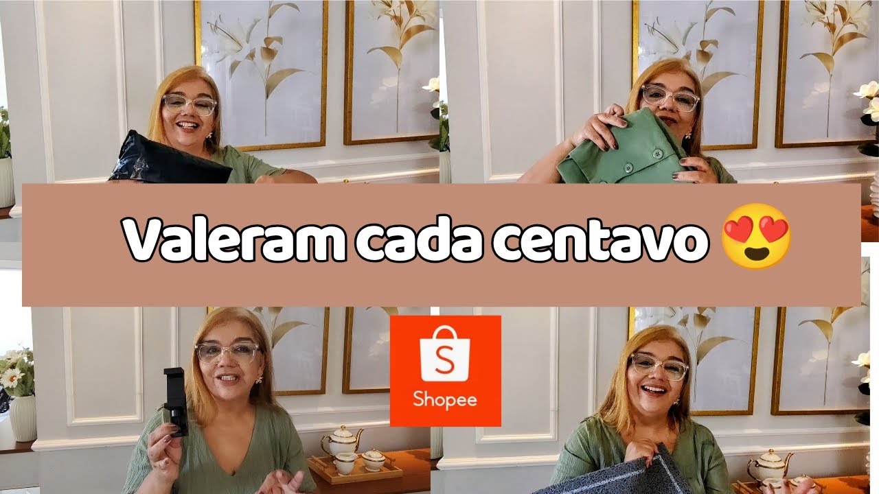 COMPREI DE TUDO UM POUCO NA Shopee | ACHADINHOS QUE PARECEM CAROS 