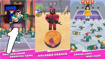 Roblock Squid: Survival Game Gameplay Walkthrough #1 (Android, IOS)