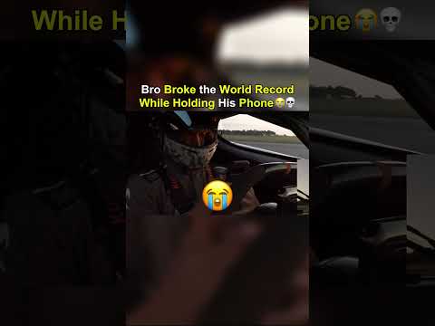 He Set A World Record While Recording On His Phone 😭💀