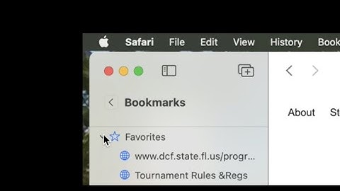 How to open bookmarks and reading list in safari browser on iMac