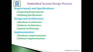 Unit 1 4 Embedded System Design Process