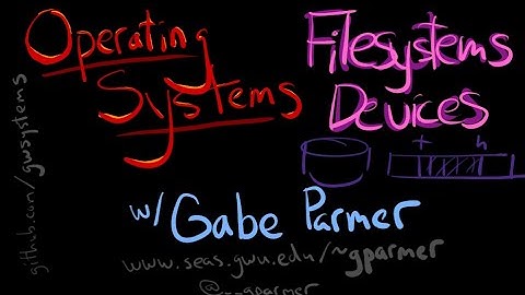 GWU OS: File System Implementation for Devices