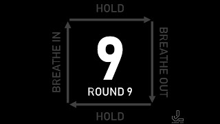5 Minutes (9-9-9-9) Guided BOX BREATHING Meditation Exercise (with sound)