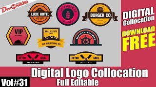Top 20 Digital Logo Full Editable PSD File Vol#31[desimesikho] 2019