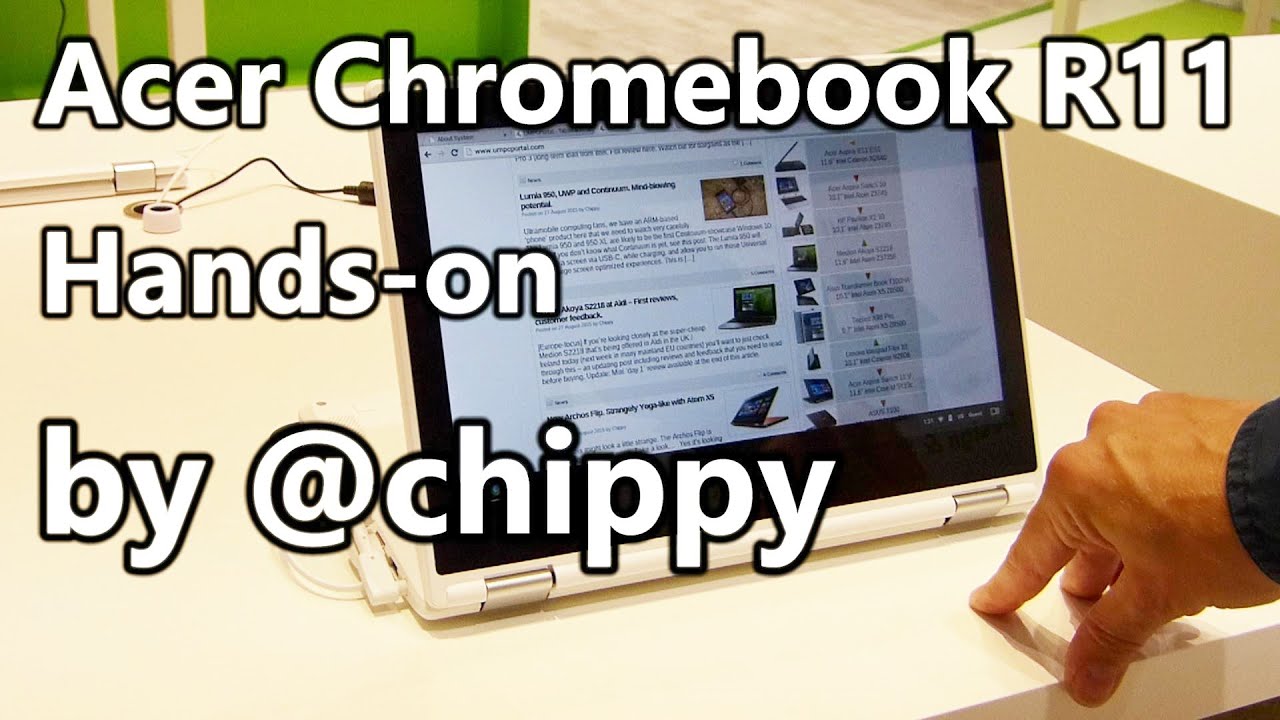 Acer Chromebook R11 touch-convertible hands-on