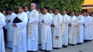 Procesión de entrada en la Misa de Ordenaciones Sacerdotales 2015  Pueblo de Reyes