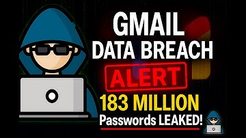 Is Your Gmail Hacked ? 🚨 183 MILLION Gmail Passwords Leaked! (Change Your Password Now!)