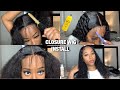 BEST 4x4 LACE CLOSURE WIG INSTALL USING GOT 2 B FREEZE SPRAY | CHEETAH BEAUTY HAIR