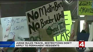 Judge rules travel restrictions don't apply to permanent residents
