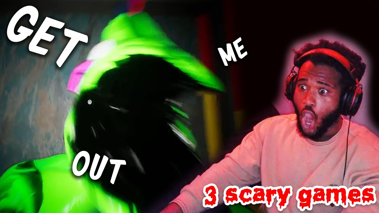 I HATE SCARY GAMES......So I play them for fun | 3 Scary Games - YouTube