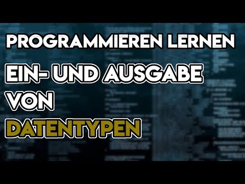 C++ Programmieren Lernen - Folge 2: Ein- und Ausgabe von Datentypen | ProgrammierTyp