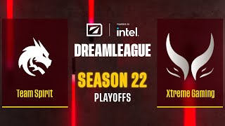 Dota2 - Team Spirit vs Xtreme Gaming - Game 2 - DreamLeague Season 22 - Playoffs