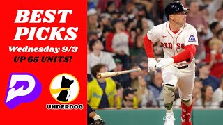 BEST MLB AND WNBA PRIZEPICKS TODAY 🧹| UP 65.5 UNITS! | WEDNESDAY 9/3/25 | HUGE RUN |
