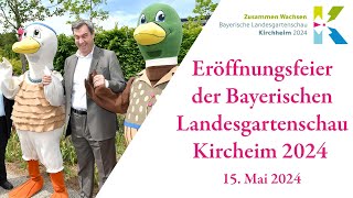 Eröffnungsveranstaltung der Bayerischen Landesgartenschau Kirchheim 2024 mit Dr. Markus Söder