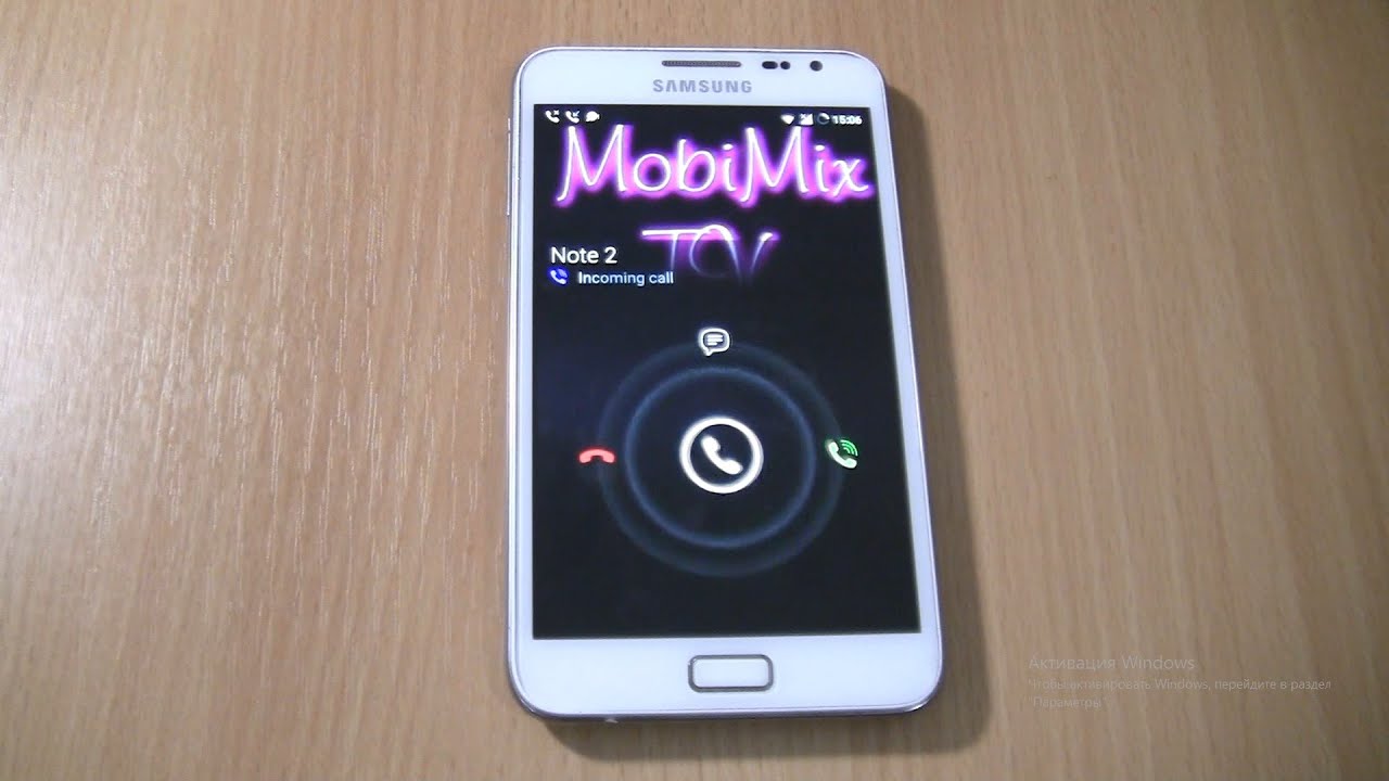 Viber Samsung Galaxy Note 1 android 7 Incoming call - YouTube