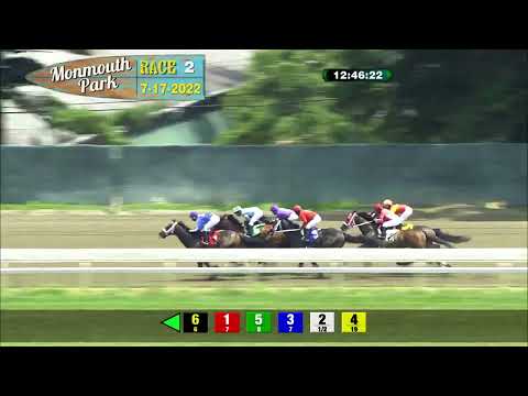 video thumbnail for MONMOUTH PARK 07-17-22 RACE 2