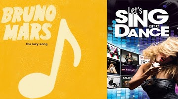 Let´s Sing and Dance | Bruno Mars - The Lazy Song | Gameplay Xbox 360 Kinect
