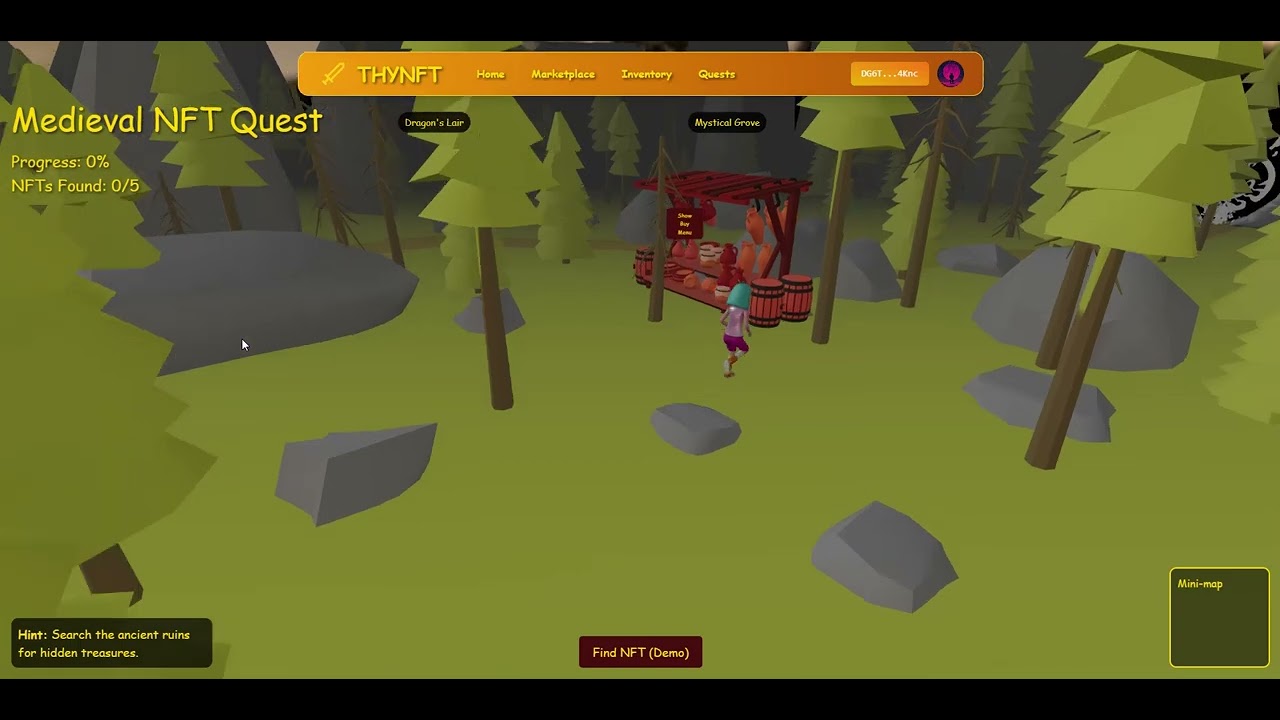 MetaNft - devlog0 - Web3 metaverse in three.js [Hang out with your friends and trade nfts]