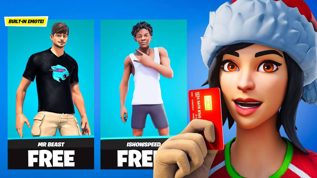 I Opened a FREE Skin Shop in Fortnite Season 4