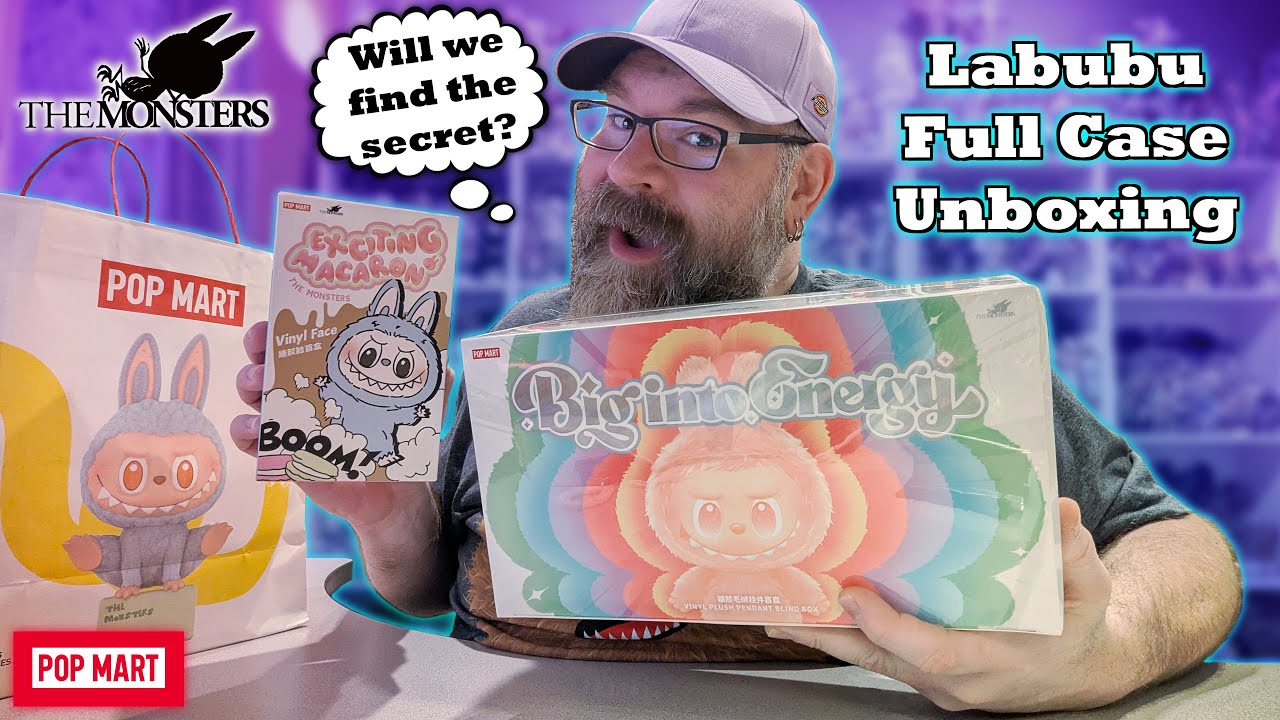 Labubu Big into Energy Full Case & Exciting Macaron Unboxing