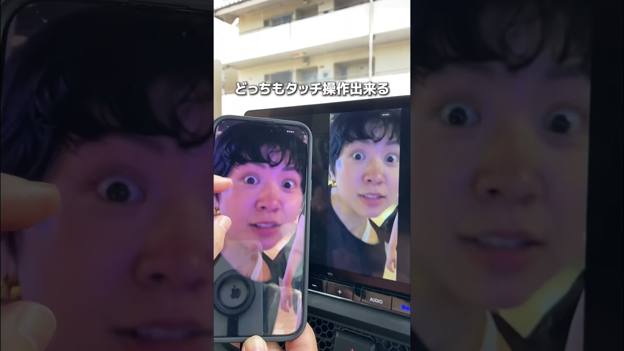【カーナビ簡単ミラーリング📱🚙✨】#PR #KEIYO #ミラータッチカーアダプター #車載ミラーリング