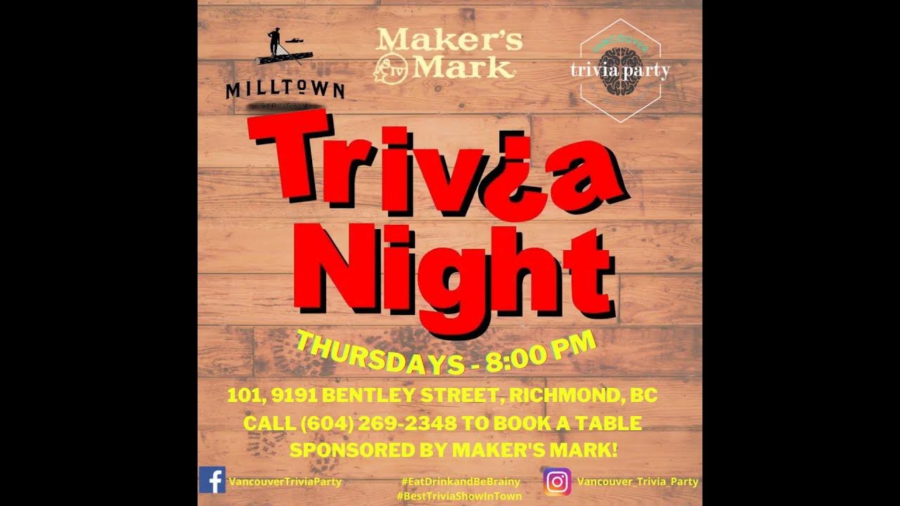 Thursday Night Trivia Shows YouTube