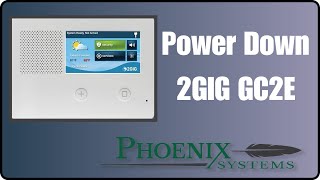 Troubleshooting - How to Power Down 2GIG GC2E Alarm Panel