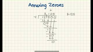 Video 4: Annexing Zeroes