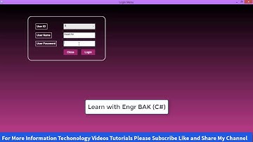 C# Tutorials Lecture 7 How to Make School Management System