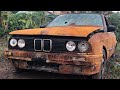 Fully restoration 50 year old bmw 3 series cars that were severely damaged  rebuild the bmw car