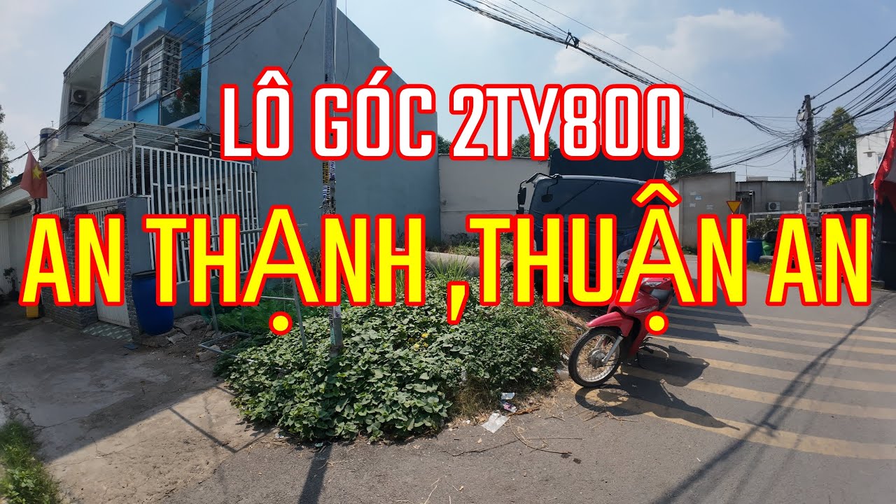 Tâp 80) BÁN LÔ GÓC 2TY800, THUẬN AN.KD ĐƯỢC LH 0866943473 