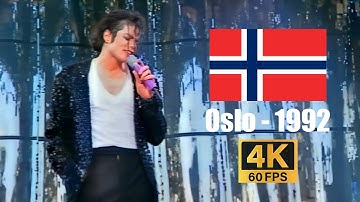 Michael Jackson | Billie Jean - Live in Oslo July 15th, 1992 (4K60FPS)