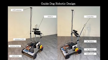 Real-time Instance Segmentation-Based Guide Dog Robot in Urban Environments