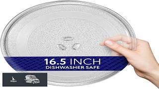 Impresa Replacement Microwave Glass Turntable Plate Compatible with Panasonic Kenmore