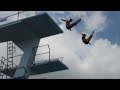 Greg Louganis and Steele Johnson synchronized diving