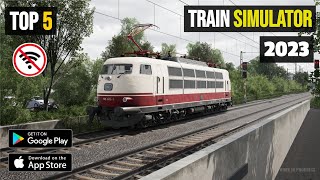 TOP 5 BEST TRAIN SIMULATOR GAMES FOR ANDROID AND IOS 2023 |OFFLINE| |ULTRA GRAPHICS| screenshot 5