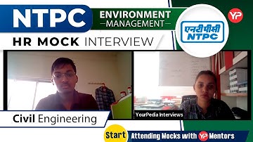 HR Mock Interview for NTPC AO Environment Management | Civil Engineering | Start Preparation