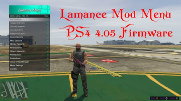 PS4 4.05 GTAV - Lamance Mod Menu 0.5 + Download