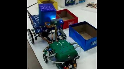 Robô para coleta seletiva de lixo