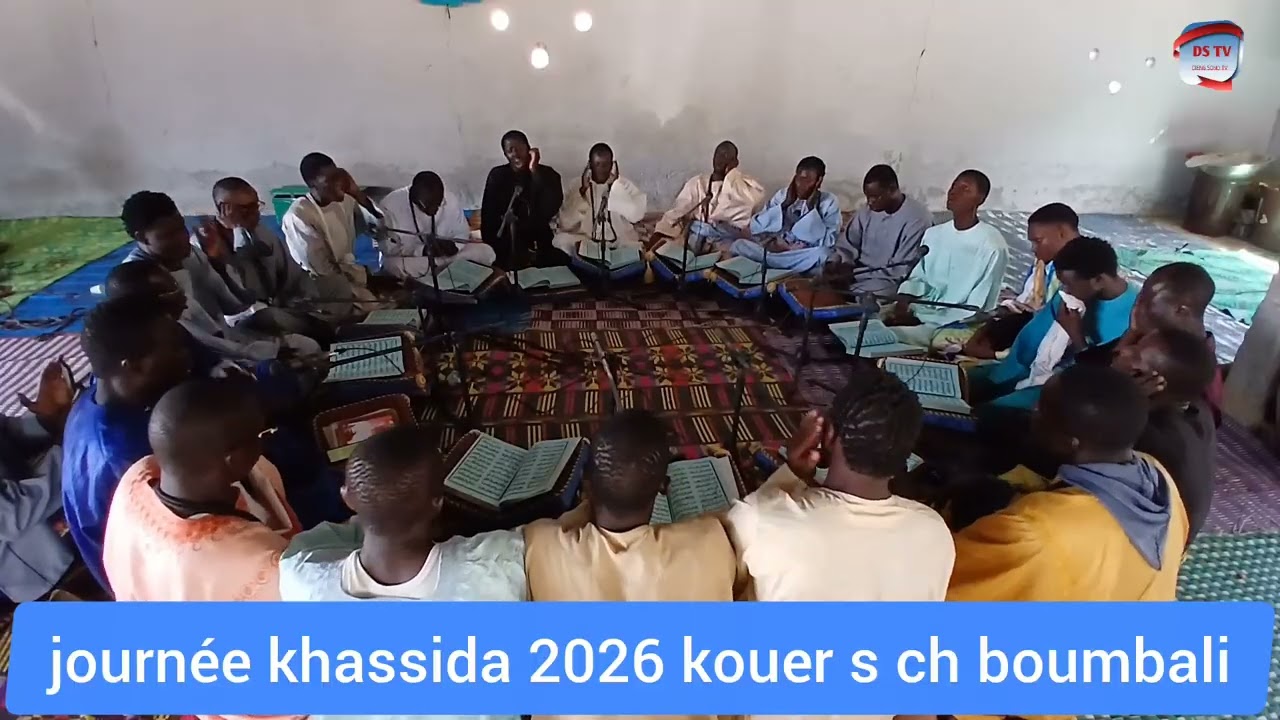journée khassida 13 février 2026 kouer s chikhe bombaliye touba darou khoudouss dieng sono tv