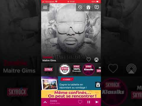 Maître Gims Zombie Version Skyrock 