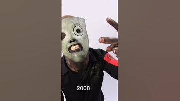Corey Taylor mask evolution in 40 seconds #slipknot