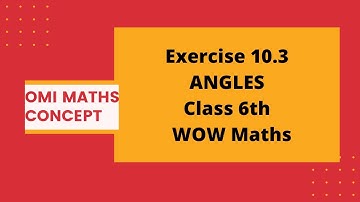 Exercise 10.3 class 6th wow maths