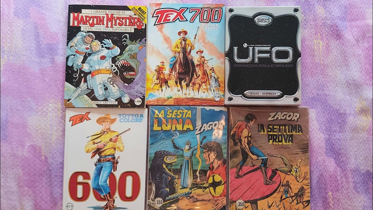 RECUPERI AL MERCATINO: Zagor,  Tex, Martin Mystere e Cofanetto UFO.