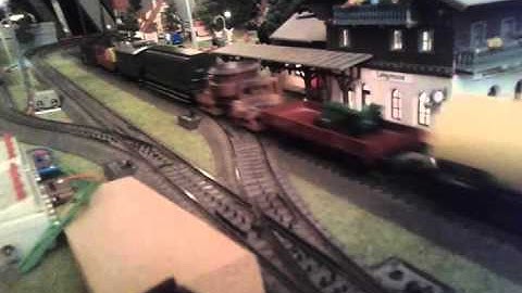 Marklin Br 221 Diesel Locomotive and 81002 Steam Locomotive