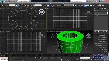 How to Create Standard 3d Object : Tutorial Autodesk 3Ds Max 2013