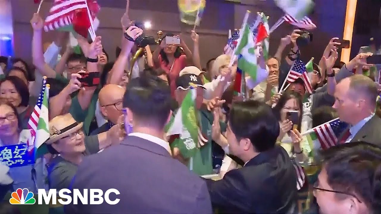 Taiwan’s vice president gets enthusiastic welcome in New York