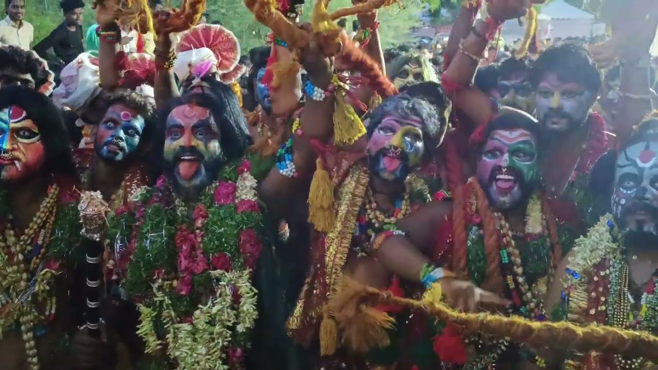 talwar shiva potharaju entry in Golconda Bonalu 2024 | Potharaju dance |
